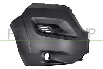 CANTONALE DESTRO PARAURTI ANTERIORE-NERO-GOFFRATO-CON SEDE FENDI-CON TAPPO COPRIGANCIO — ricambio carrozzeria OPEL/VAUXHALL Movano — Cod. FT9321107 — Apa Ricambi