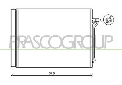 CONDENSATORE — ricambio carrozzeria BMW 5 Series - F10/F11 — Cod. BM048C004 — Apa Ricambi