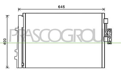 CONDENSATORE — ricambio carrozzeria BMW X3 - F25 — Cod. BM804C002 — Apa Ricambi