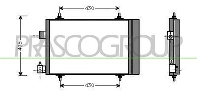 CONDENSATORE — ricambio carrozzeria CITROEN Xsara Picasso — Cod. CI422C001 — Apa Ricambi