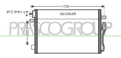 CONDENSATORE — ricambio carrozzeria CHRYSLER/DODGE Journey — Cod. DG815C001 — Apa Ricambi