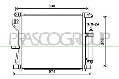CONDENSATORE — ricambio carrozzeria NISSAN Juke — Cod. DS700C003 — Apa Ricambi