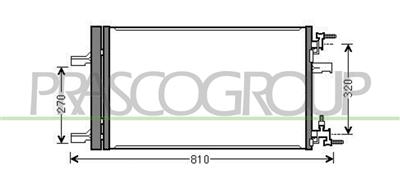 CONDENSATORE — ricambio carrozzeria CHEVROLET/DAEWOO Cruze — Cod. DW040C001 — Apa Ricambi