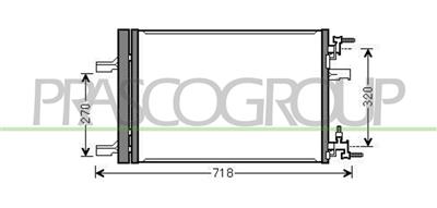 CONDENSATORE — ricambio carrozzeria CHEVROLET/DAEWOO Cruze — Cod. DW040C002 — Apa Ricambi