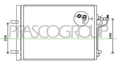 CONDENSATORE — ricambio carrozzeria FORD Focus — Cod. FD428C003 — Apa Ricambi
