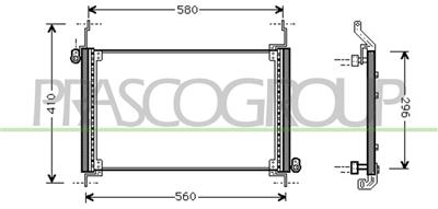 CONDENSATORE — ricambio carrozzeria FIAT Multipla — Cod. FT715C001 — Apa Ricambi