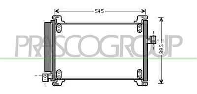 CONDENSATORE — ricambio carrozzeria FIAT Multipla — Cod. FT717C001 — Apa Ricambi