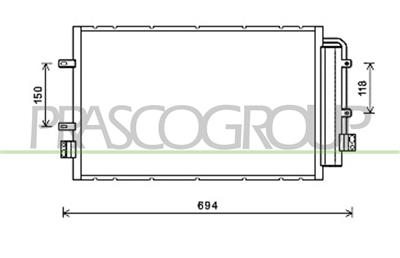 CONDENSATORE — ricambio carrozzeria IVECO Daily — Cod. FT929C001 — Apa Ricambi