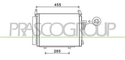 CONDENSATORE — ricambio carrozzeria HYUNDAI I10 (PA) — Cod. HN002C002 — Apa Ricambi