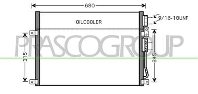 CONDENSATORE — ricambio carrozzeria JEEP Grand Cherokee (WK) — Cod. JE020C001 — Apa Ricambi
