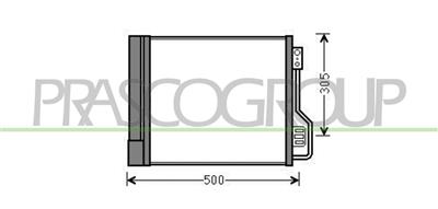 CONDENSATORE — ricambio carrozzeria SMART Fortwo — Cod. ME305C001 — Apa Ricambi