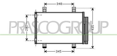 CONDENSATORE — ricambio carrozzeria OPEL/VAUXHALL Agila — Cod. SZ034C001 — Apa Ricambi