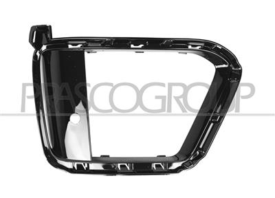 CORNICE GRIGLIA DESTRA-NERA-LUCIDA-CON FORO PDC+SUPPORTO — ricambio carrozzeria LAND ROVER Range Rover - Sport - L494 — Cod. LR8061247 — Apa Ricambi