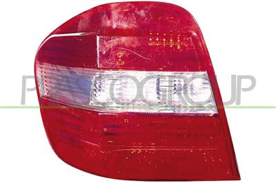 FANALE POSTERIORE DESTRO-SENZA PORTALAMPADA-BIANCO-ROSSO-BASE-GRIGIA — ricambio carrozzeria MERCEDES Ml Class (W164) — Cod. ME8244163 — Apa Ricambi