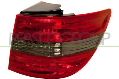 FANALE POSTERIORE DESTRO-SENZA PORTALAMPADA MOD.-ROSSO-FUME' — ricambio carrozzeria MERCEDES B Class (W245) — Cod. ME4204163 — Apa Ricambi