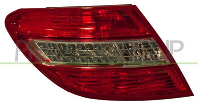 FANALE POSTERIORE DESTRO-SENZA PORTALAMPADA-ROSSO-BIANCO-LED MOD. 4 PORTE — ricambio carrozzeria MERCEDES C Class (W204/S204) — Cod. ME0294173 — Apa Ricambi