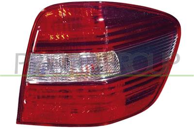 FANALE POSTERIORE SINISTRO-SENZA PORTALAMPADA-BIANCO-ROSSO-BASE-NERA MOD. SPORT — ricambio carrozzeria MERCEDES Ml Class (W164) — Cod. ME8244154 — Apa Ricambi