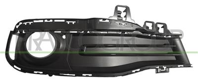 GRIGLIA DESTRA PARAURTI ANTERIORE-NERA-GOFFRATA-CHIUSA-CON SEDE FENDINEBBIA MOD. LUXURY — ricambio carrozzeria BMW 3 Series - F30/F31 LCI — Cod. BM0312133 — Apa Ricambi