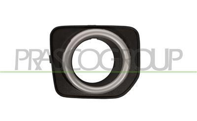 GRIGLIA DESTRA PARAURTI ANTERIORE-NERA-GOFFRATA-CON SEDE FENDI-CON CORNICE-ARGENTO — ricambio carrozzeria LAND ROVER Discovery IV (LR4) — Cod. LR0341249 — Apa Ricambi