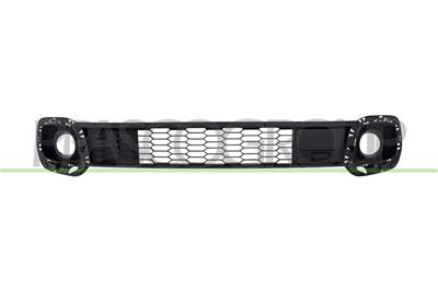 GRIGLIA PARAURTI ANTERIORE-CENTRALE-INFERIORE-NERA-GOFFRATA-PER ACTIVE CRUISE-CONTROL — ricambio carrozzeria FIAT 500X-SPORT — Cod. FT0652101 — Apa Ricambi