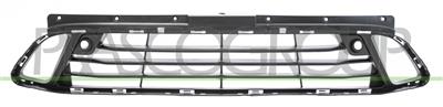 GRIGLIA PARAURTI ANTERIORE-CENTRALE-NERA-APERTA AI LATI-CON FORI PDC+SUPPORTI — ricambio carrozzeria BMW 2 Series - F45 / F46- ACTIVE/GRAN Tourer — Cod. BM2002140 — Apa Ricambi