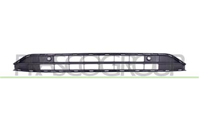 GRIGLIA PARAURTI ANTERIORE-CENTRALE-NERA-CON FORI PDC+SUPPORTI — ricambio carrozzeria VOLKSWAGEN Passat B8 R-Line — Cod. VG0592130 — Apa Ricambi