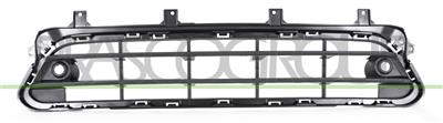 GRIGLIA PARAURTI ANTERIORE-CENTRALE-NERA-GOFFRATA-CON FORI PDC+SUPPORTI — ricambio carrozzeria MINI Mini (BMW) Countryman (F60) — Cod. MN7062110 — Apa Ricambi