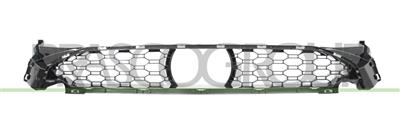 GRIGLIA PARAURTI ANTERIORE-CENTRALE-NERA-LUCIDA MOD. ACTIVE CRUISE-CONTROL — ricambio carrozzeria BMW X3 - G01 M-Tech — Cod. BM8092130 — Apa Ricambi