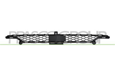 GRIGLIA PARAURTI ANTERIORE-CENTRALE-SUPERIORE-NERA-CON TAPPO COPRIGANCIO TRAINO — ricambio carrozzeria JEEP Grand Cherokee (WL) — Cod. JE0292120 — Apa Ricambi