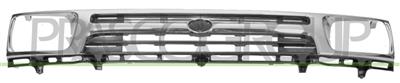 GRIGLIA RADIATORE-ARGENTO-NERA MOD. TARO 92 >95 — ricambio carrozzeria TOYOTA Hilux Pick Up 2WD LN85 — Cod. TY8102011 — Apa Ricambi