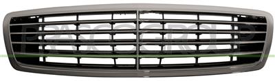 GRIGLIA RADIATORE-COMPLETA-CROMATA-INTERNO NERO — ricambio carrozzeria MERCEDES S Class (W220) — Cod. ME5242010 — Apa Ricambi