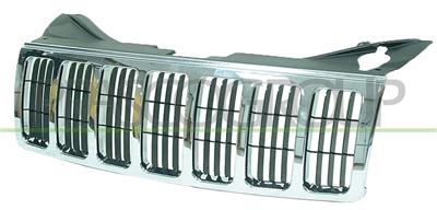 GRIGLIA RADIATORE-CON CORNICE CROMATA — ricambio carrozzeria JEEP Grand Cherokee (WK) — Cod. JE0202011 — Apa Ricambi