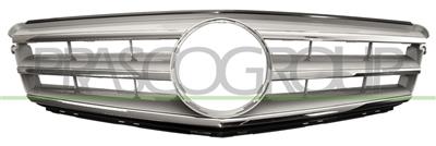 GRIGLIA RADIATORE-CROMATA-ARGENTO OPACO-SENZA PORTA EMBLEMA MOD. AVANTGARDE/CLASSICON EXECUTIVE — ricambio carrozzeria MERCEDES C Class (W204/S204) — Cod. ME0292020 — Apa Ricambi