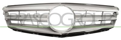 GRIGLIA RADIATORE-CROMATA-ARGENTO LUCIDO-SENZA PORTA EMBLEMA — ricambio carrozzeria MERCEDES C Class (W204/S204) — Cod. ME0292010 — Apa Ricambi