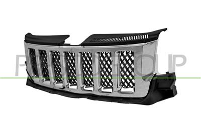 GRIGLIA RADIATORE-NERA-CON MODANATURA CROMATA — ricambio carrozzeria JEEP Grand Cherokee (WK2) — Cod. JE0222001 — Apa Ricambi