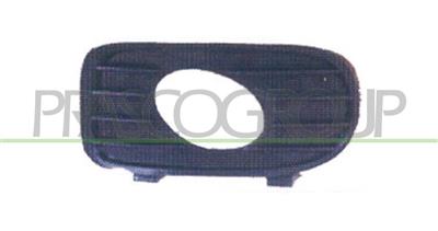 GRIGLIA SINISTRA PARAURTI ANTERIORE-NERA-CON SEDE FENDI — ricambio carrozzeria OPEL/VAUXHALL Vectra B — Cod. OP0542134 — Apa Ricambi