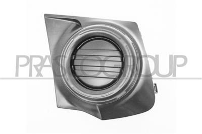 GRIGLIA SINISTRA PARAURTI ANTERIORE-NERA-SENZA SEDE FENDI — ricambio carrozzeria MITSUBISHI L200 - Triton — Cod. MB8242124 — Apa Ricambi