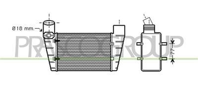 INTERCOOLER — ricambio carrozzeria AUDI A6 — Cod. AD033N004 — Apa Ricambi