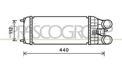 INTERCOOLER — ricambio carrozzeria CITROEN DS3 — Cod. CI325N001 — Apa Ricambi