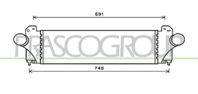 INTERCOOLER — ricambio carrozzeria IVECO Daily — Cod. FT929N001 — Apa Ricambi