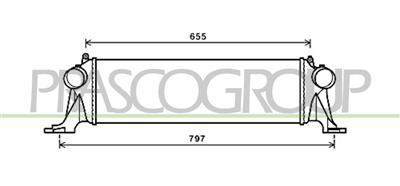 INTERCOOLER — ricambio carrozzeria IVECO Daily — Cod. FT929N002 — Apa Ricambi