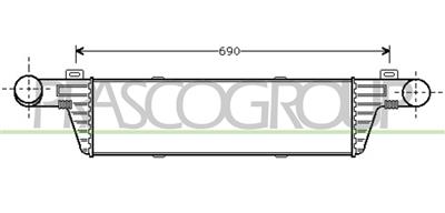 INTERCOOLER — ricambio carrozzeria MERCEDES E Class (W210/S210) — Cod. ME035N001 — Apa Ricambi