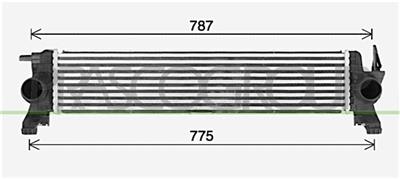 INTERCOOLER — ricambio carrozzeria MERCEDES Vito (W447) — Cod. ME912N003 — Apa Ricambi