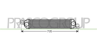 INTERCOOLER — ricambio carrozzeria OPEL/VAUXHALL Meriva — Cod. OP352N001 — Apa Ricambi