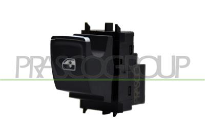 INTERRUTTORE ALZACRISTALLO NERO/BORDO CROMATO-PORTA ANTERIORE DESTRA/PORTA POSTERIORE DESTRA-SINISTRA-4 PINS — ricambio carrozzeria VOLKSWAGEN Golf Sportsvan — Cod. VG400WS05 — Apa Ricambi