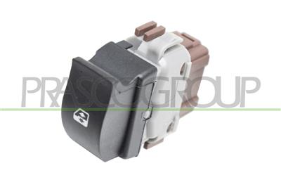 INTERRUTTORE ALZACRISTALLO PORTA ANTERIORE DESTRA-NERO-CONNETTORE MARRONE-6 PINS — ricambio carrozzeria RENAULT Master — Cod. RN952WS03 — Apa Ricambi