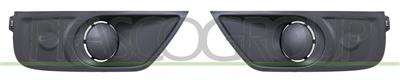 KIT GRIGLIE PARAURTI ANTERIORE-NERE-CON TRACCE FENDI-(DESTRA+SINISTRA) — ricambio carrozzeria RENAULT Master — Cod. RN9582125 — Apa Ricambi