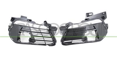 KIT GRIGLIE PARAURTI ANTERIORE-NERE-(DESTRA+SINISTRA) — ricambio carrozzeria PEUGEOT 308 (T9) — Cod. PG4302115 — Apa Ricambi