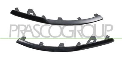KIT MODANATURE GRIGLIE PARAURTI ANTERIORE-NERE LISCE DA PRIMERIZZARE-(DESTRA+SINISTRA) — ricambio carrozzeria PEUGEOT 308 (T9) — Cod. PG4301215 — Apa Ricambi