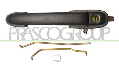 MANIGLIA ANTERIORE DESTRA-ESTERNA-NERA-CON FORO NOTTOLINO MOD. 99 > 03 — ricambio carrozzeria FIAT Marea — Cod. FT1378001 — Apa Ricambi